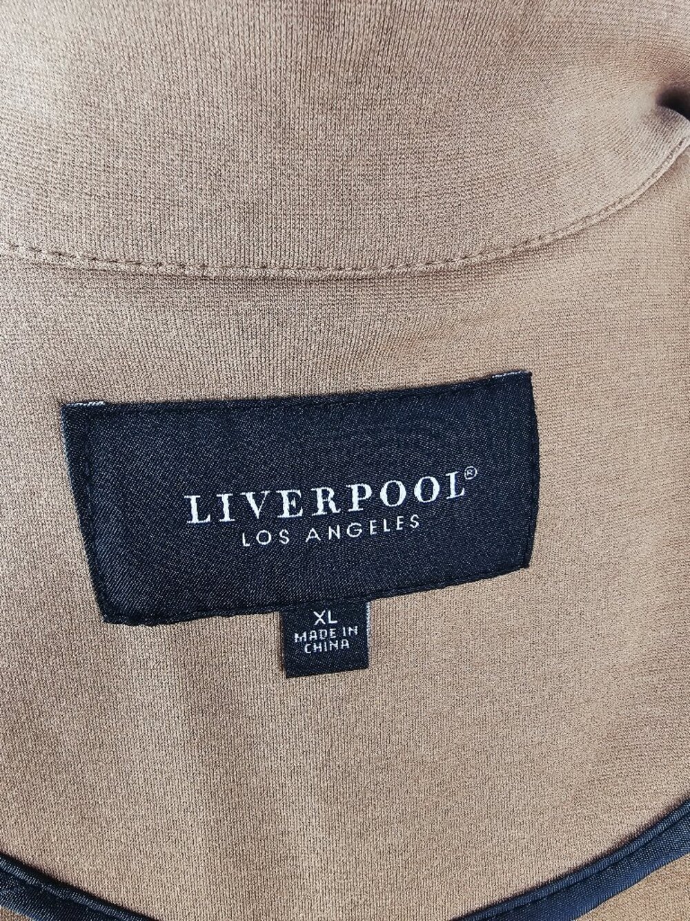 Liverpool Boyfriend Blazer Maple Brown Ponte Size XL - Picture 5 of 6